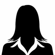 Platzhalterbild: Silhouette einer Frau. Corina Handl. Profilbild.