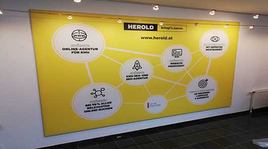 Gelbes Herold Interieur. Online Agentur für KMU, SEO Agentur.